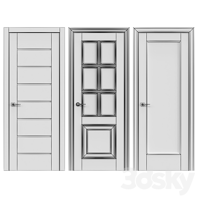 Door (v4) 3DS Max Model - thumbnail 3