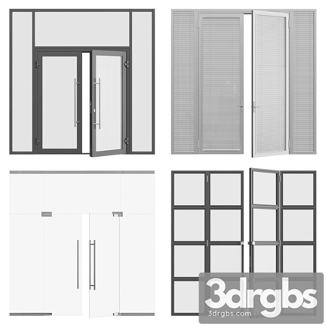 Door V7 3dsmax Download - thumbnail 1