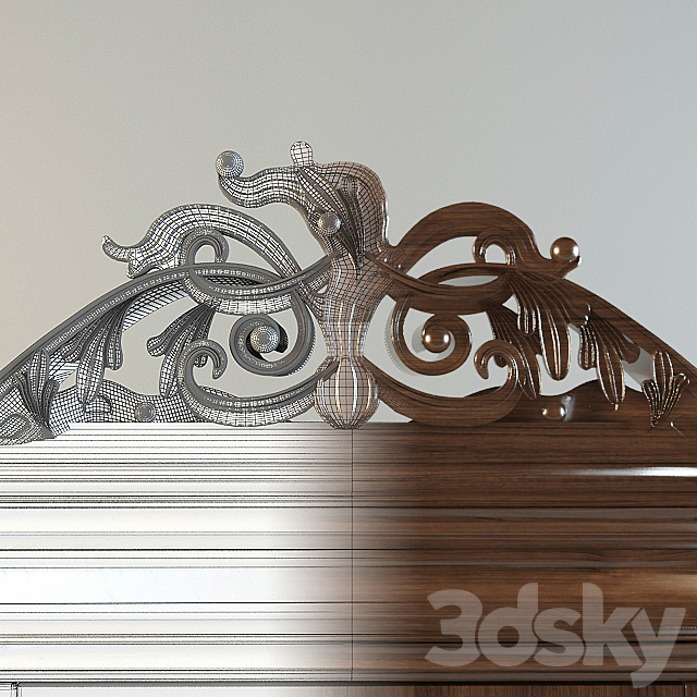 Door Veneto 3DS Max Model - thumbnail 3