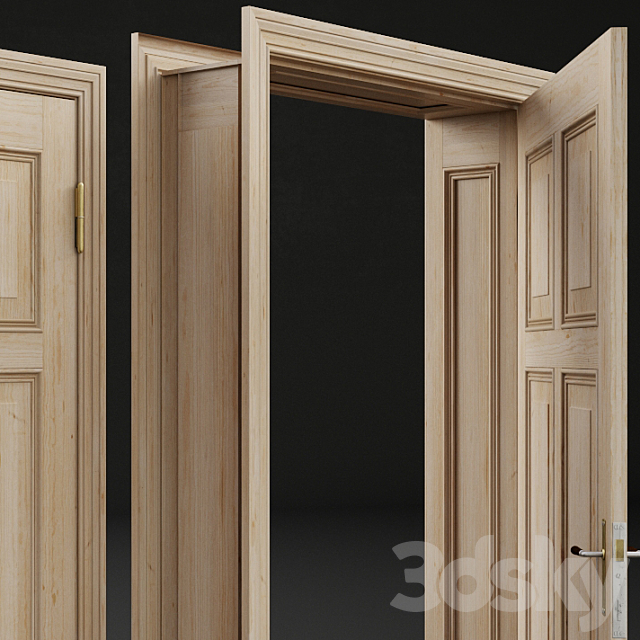 Door vintage refurbished 3DSMax File - thumbnail 3