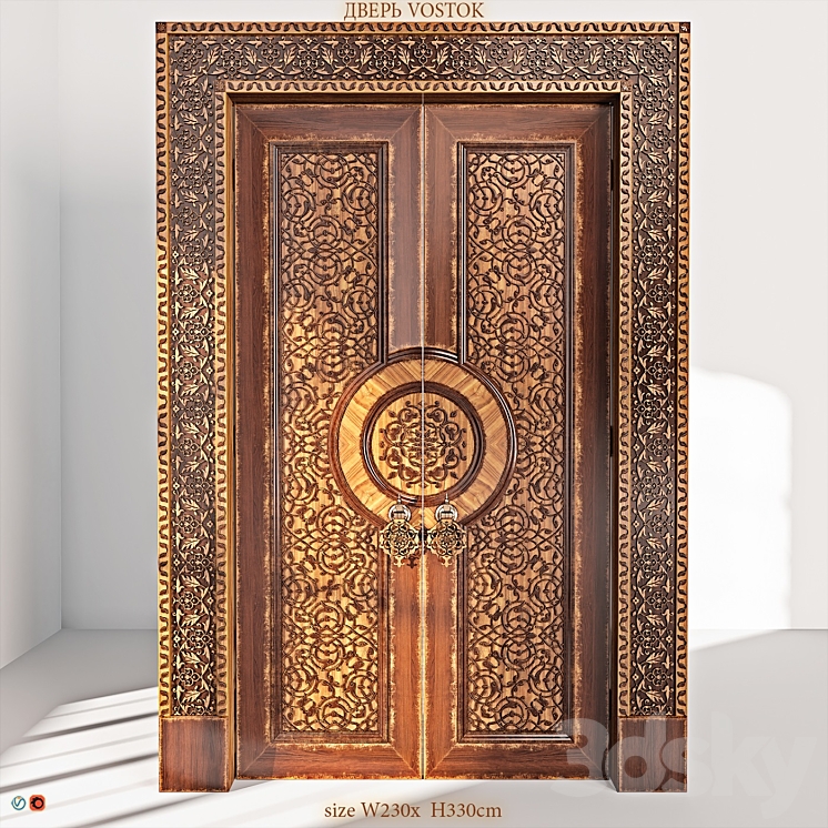 door VOSTOK 3DS Max - thumbnail 1