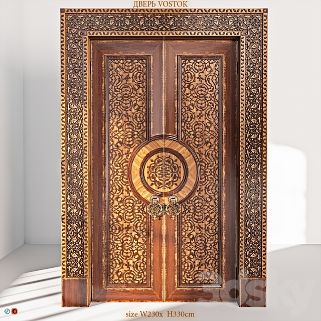 door VOSTOK 3DSMax File - thumbnail 1