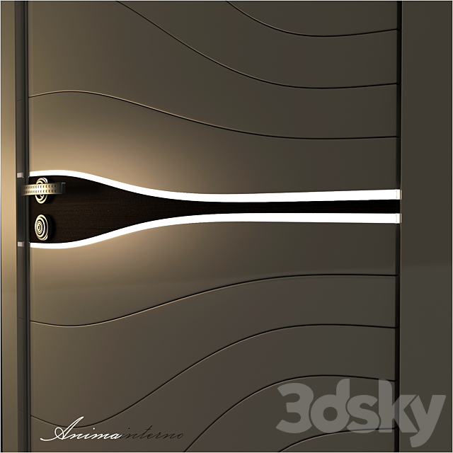 Door Wave – Animainterno 3DS Max Model - thumbnail 2