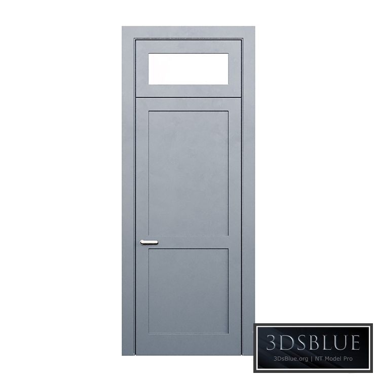 Door with transom 3DS Max - thumbnail 3