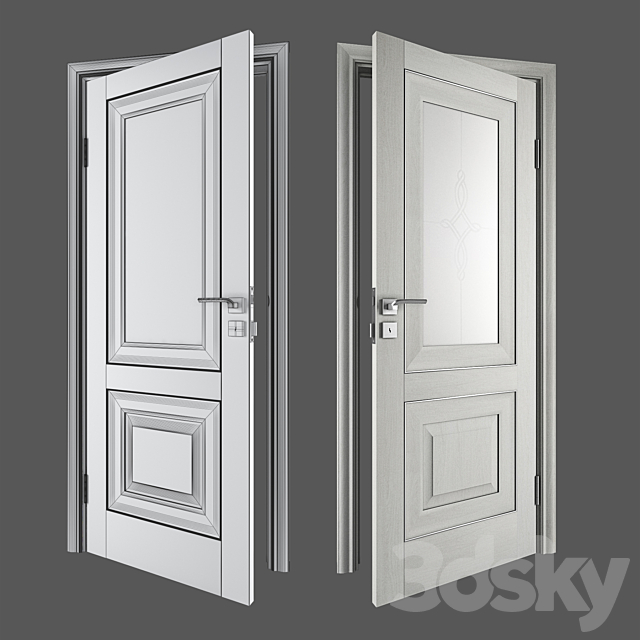 Door X28 ProfilDoors 3DS Max Model - thumbnail 2