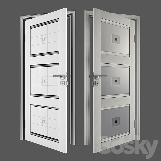 Door X4 ProfilDoors 3ds Max - thumbnail 2