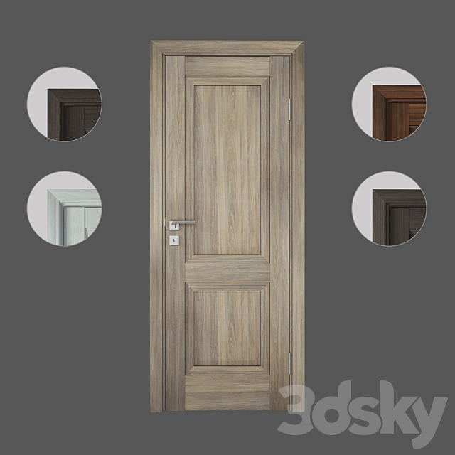 Door X80 ProfilDoors 3ds Max - thumbnail 1