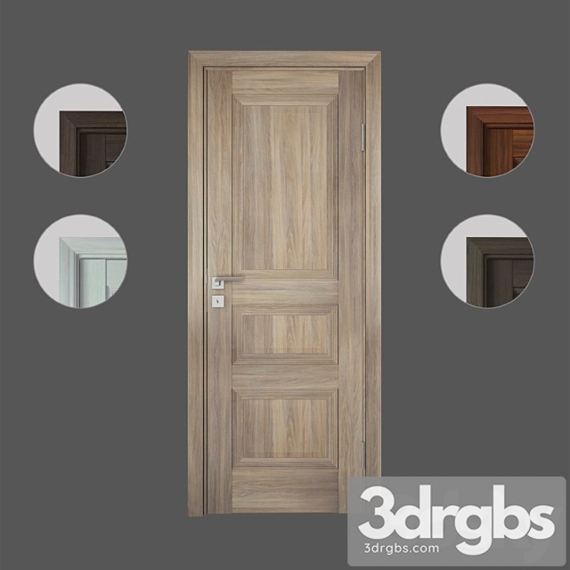 Door x82 profildoors 3dsmax Download - thumbnail 1