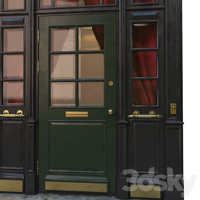 Door_11 3DS Max Model - thumbnail 2