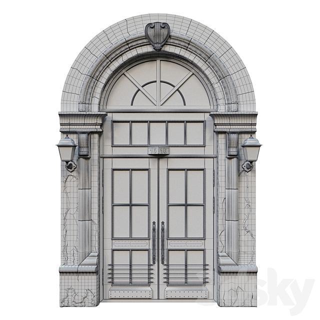 Door_6 3DS Max Model - thumbnail 2