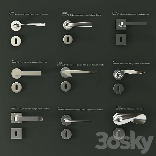 doorknobs-fusital 3DSMax File - thumbnail 1