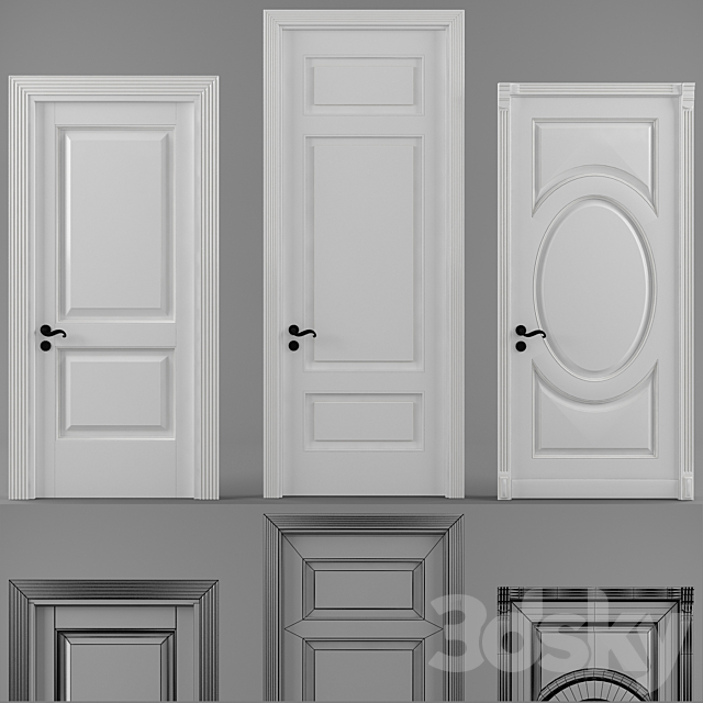 Doors 3DS Max Model - thumbnail 1