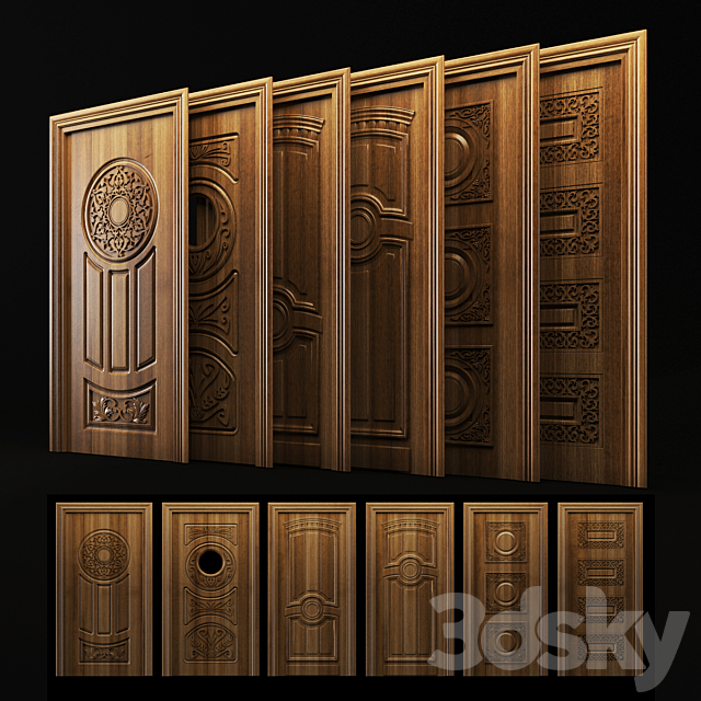 doors 3DSMax File - thumbnail 1