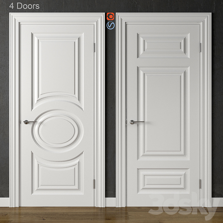 Doors Academy Toulon part 1 3DS Max - thumbnail 1