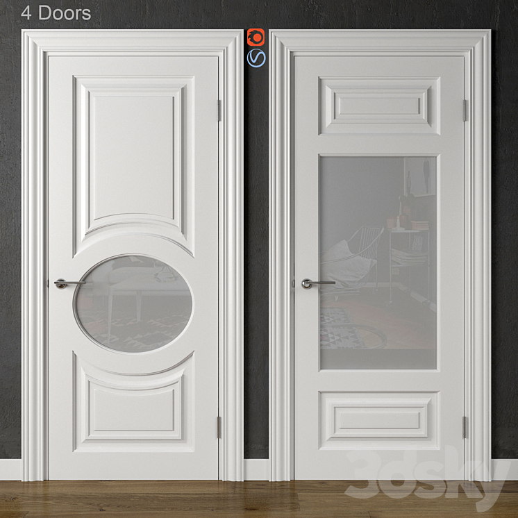 Doors Academy Toulon part 1 3DS Max - thumbnail 2