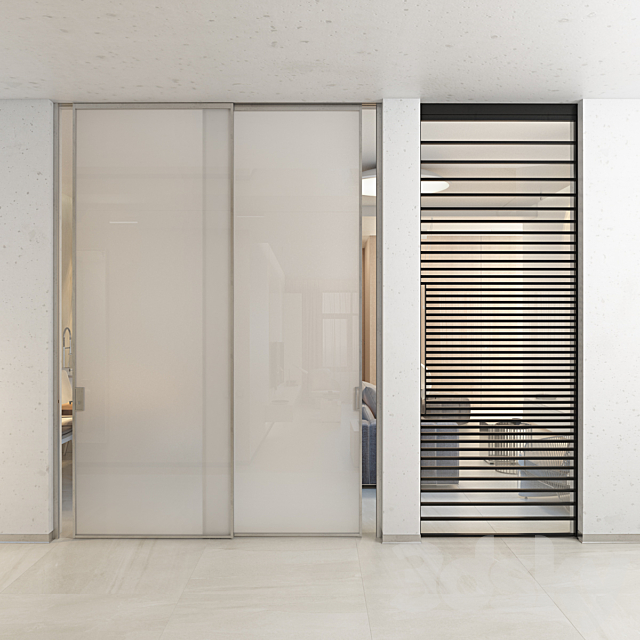 Doors – ADL Adielle – Mitika & Line 3DS Max Model - thumbnail 2