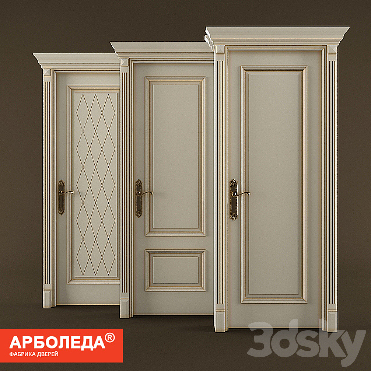 Doors Arboleda 3DS Max - thumbnail 2