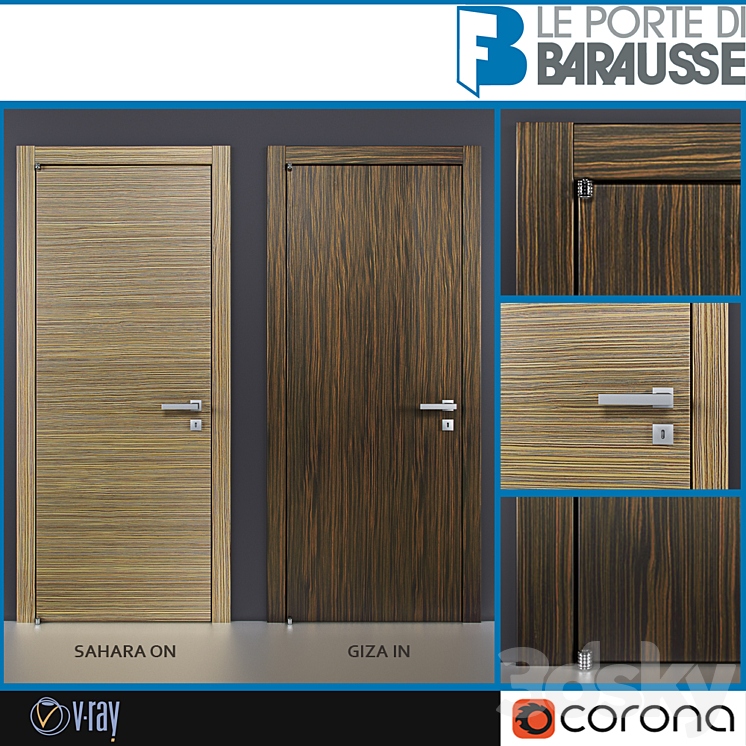 Doors Barausse 3DS Max - thumbnail 1