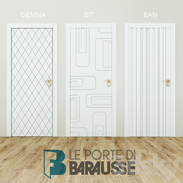 Doors Barausse 3ds Max - thumbnail 1