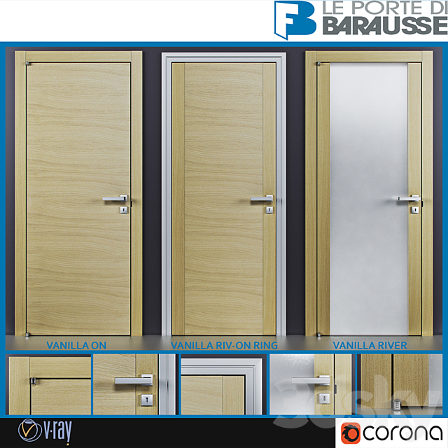 Doors Barausse 3ds Max - thumbnail 1