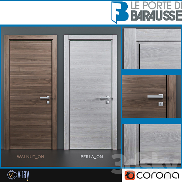 Doors Barausse 3DSMax File - thumbnail 1