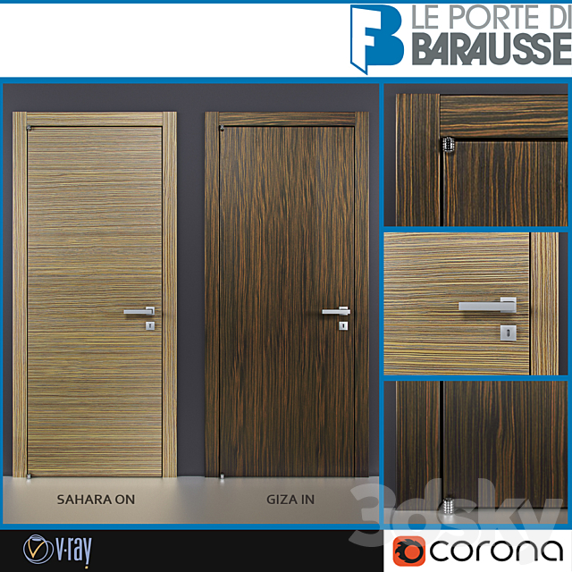 Doors Barausse 3DSMax File - thumbnail 1