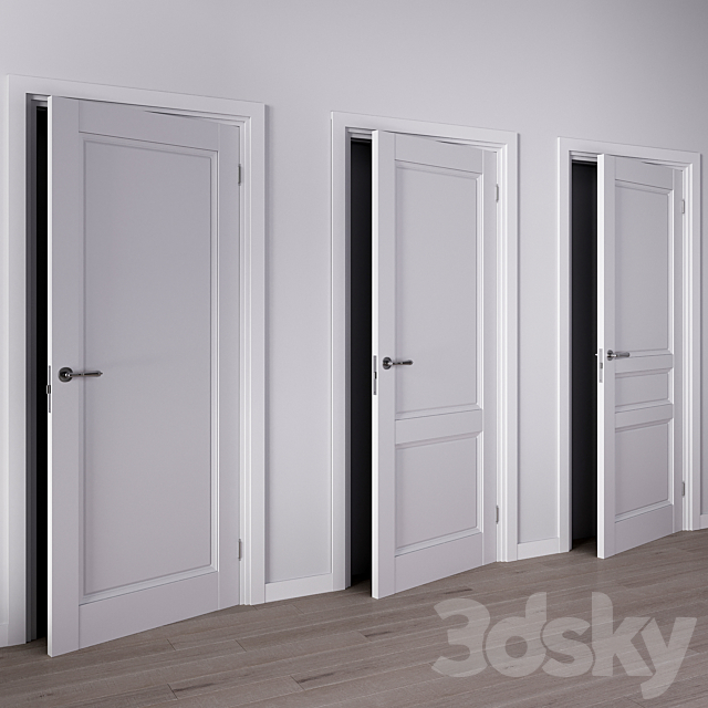 Doors Belgravia Anzio S-DG 3ds Max - thumbnail 3