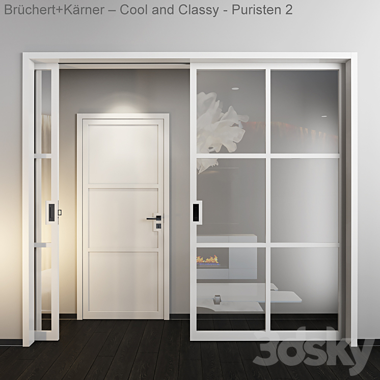 Doors – Brüchert + Kärner – Cool and Classy – Puristen 2 3DS Max - thumbnail 1