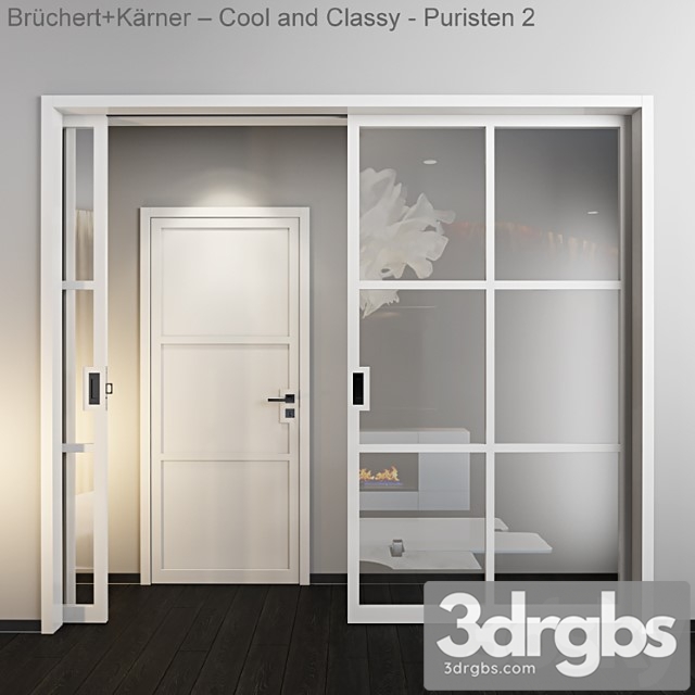 Doors bruchert karner cool and classy puristen 2 3dsmax Download - thumbnail 1