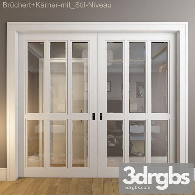 Doors Bruchert Karner Mit Stil Niveau 3dsmax Download - thumbnail 1