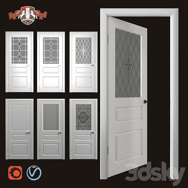 Doors Chester 3DS Max - thumbnail 2