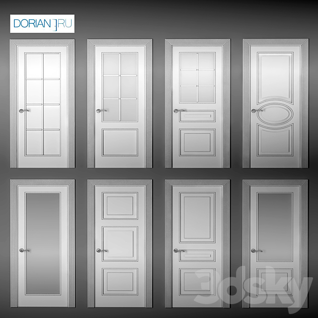 Doors Dorian Verona 3DSMax File - thumbnail 1