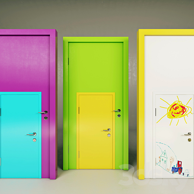 Doors for young bosses 3DSMax File - thumbnail 1