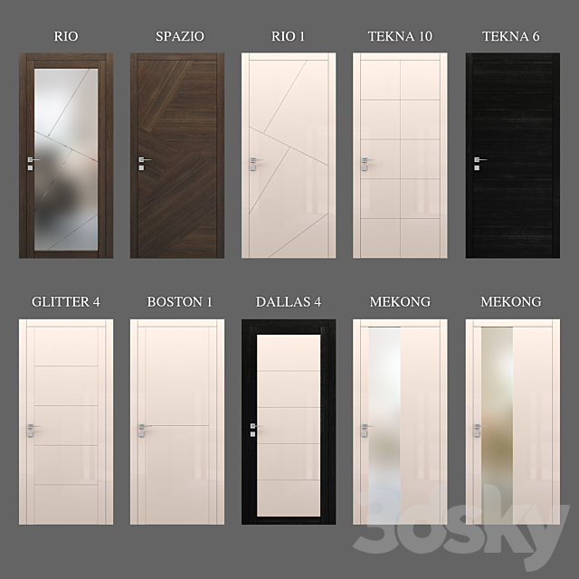 Doors GHIZZI & BENATTI 3DSMax File - thumbnail 1