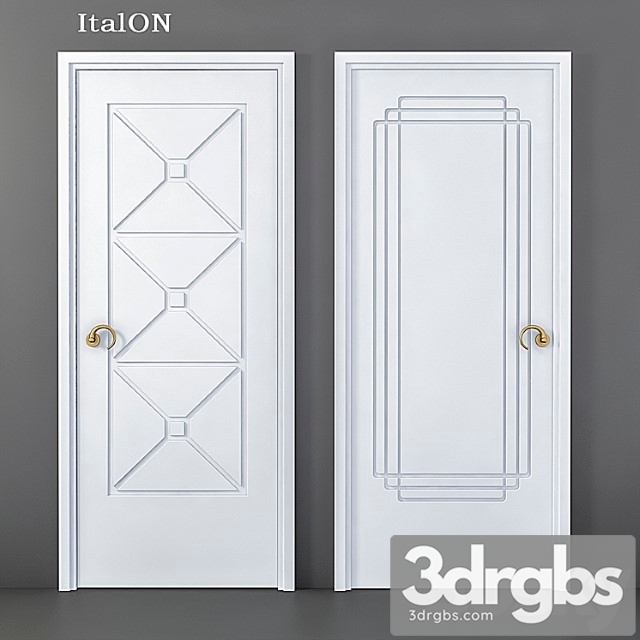 Doors italon collection solo 3dsmax Download - thumbnail 1