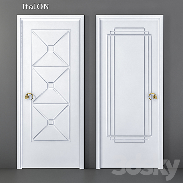 Doors ItalON collection SOLO 3DSMax File - thumbnail 1