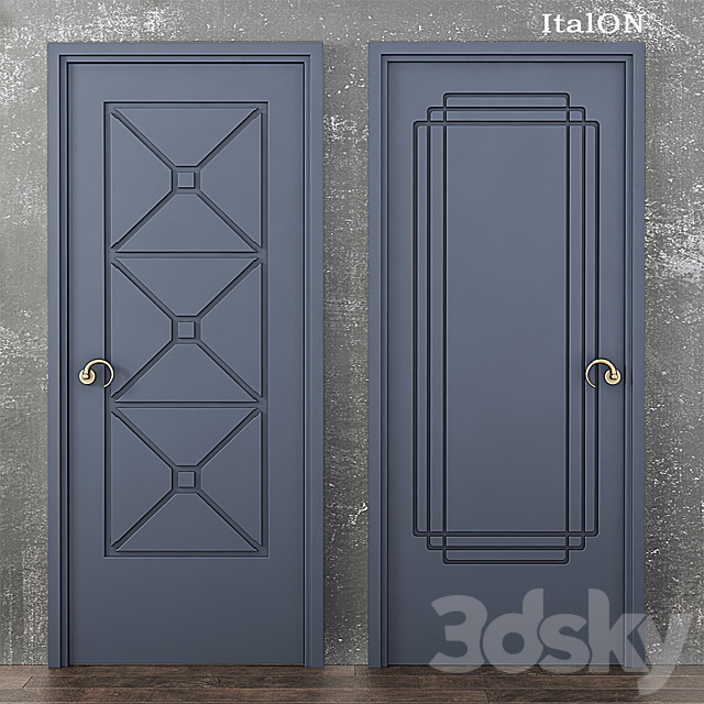 Doors ItalON collection SOLO 3DSMax File - thumbnail 2