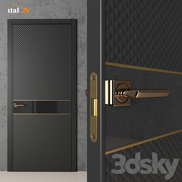 Doors Italon line Vogue 3DSMax File - thumbnail 1