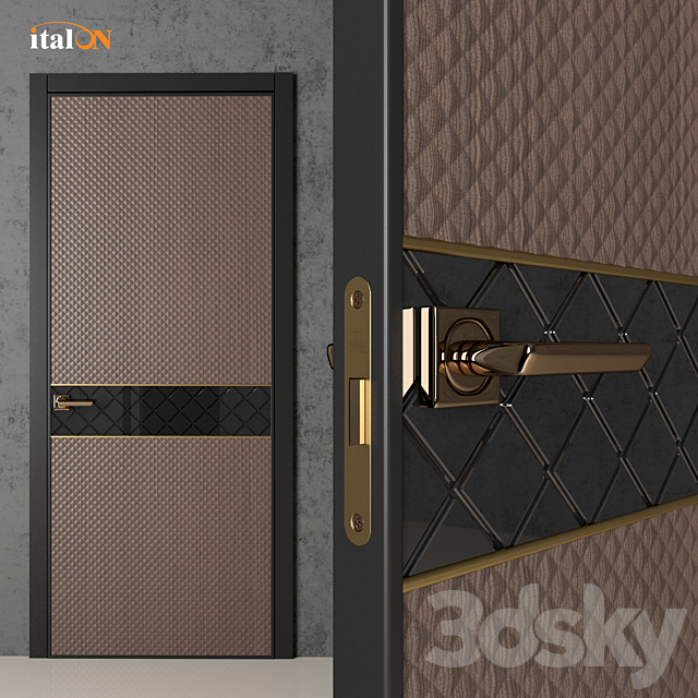 Doors Italon line Vogue 3DSMax File - thumbnail 2