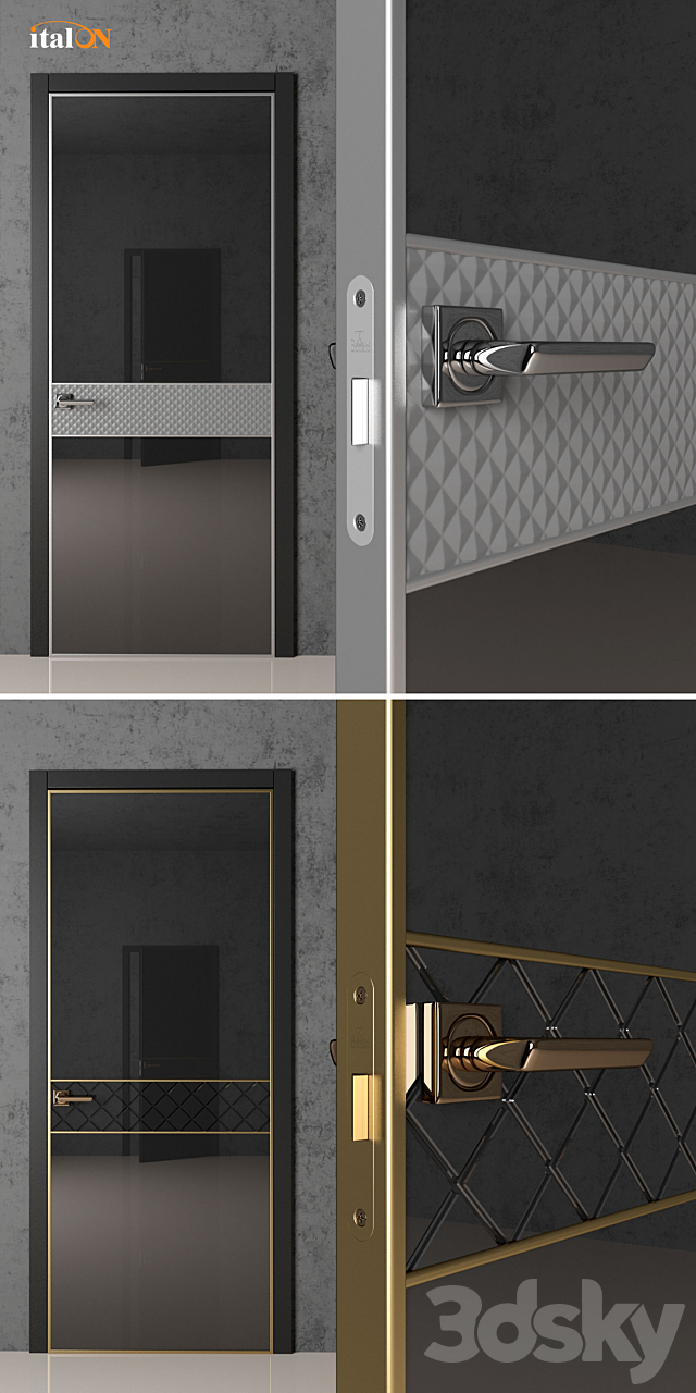 Doors Italon line Vogue 3DSMax File - thumbnail 3