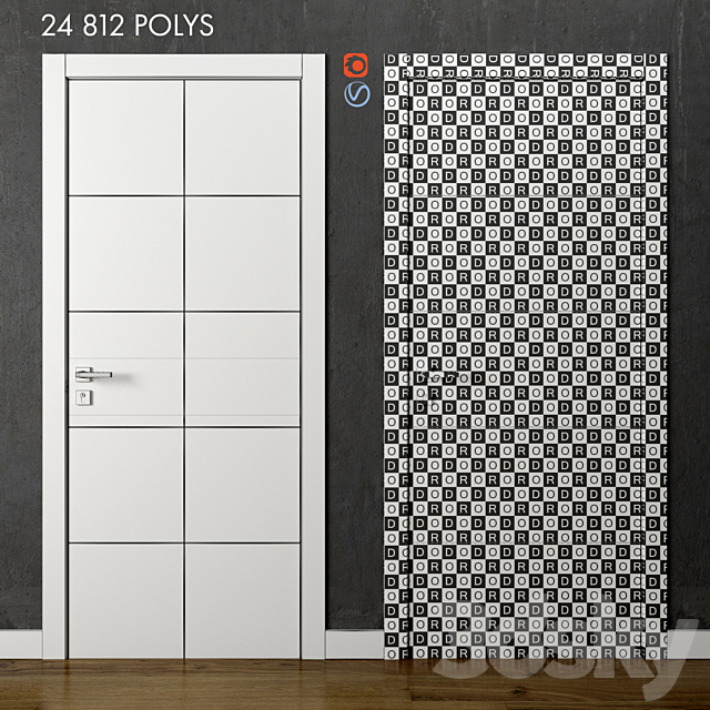 Doors Linea Volkhovets part 2 3ds Max - thumbnail 3