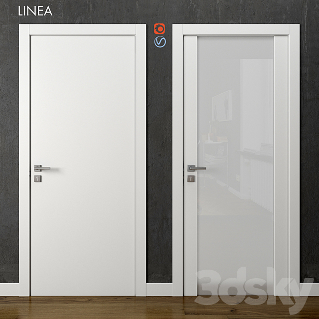 Doors Linea Volkhovets part 5 3DSMax File - thumbnail 1