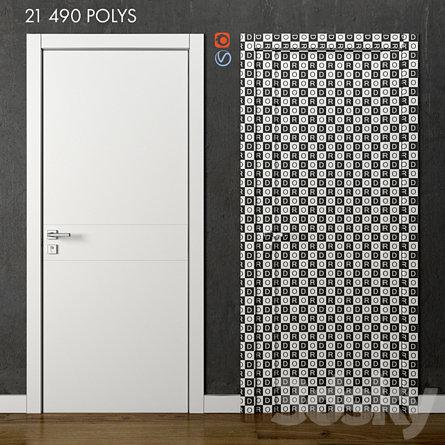 Doors Linea Volkhovets part 5 3DSMax File - thumbnail 3