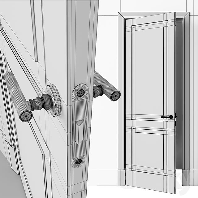 Doors Lualdi Avenue _ olivari dolce vita 3ds Max - thumbnail 3