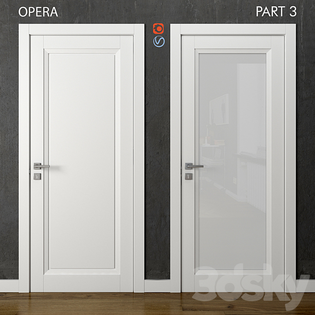 Doors Opera Dorian part 3 3ds Max - thumbnail 1