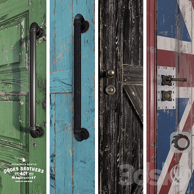 Doors pack by Doors Brothers 3DSMax File - thumbnail 2