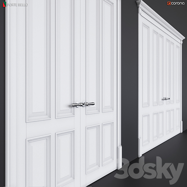 Doors Porte bello 8 3DSMax File - thumbnail 3