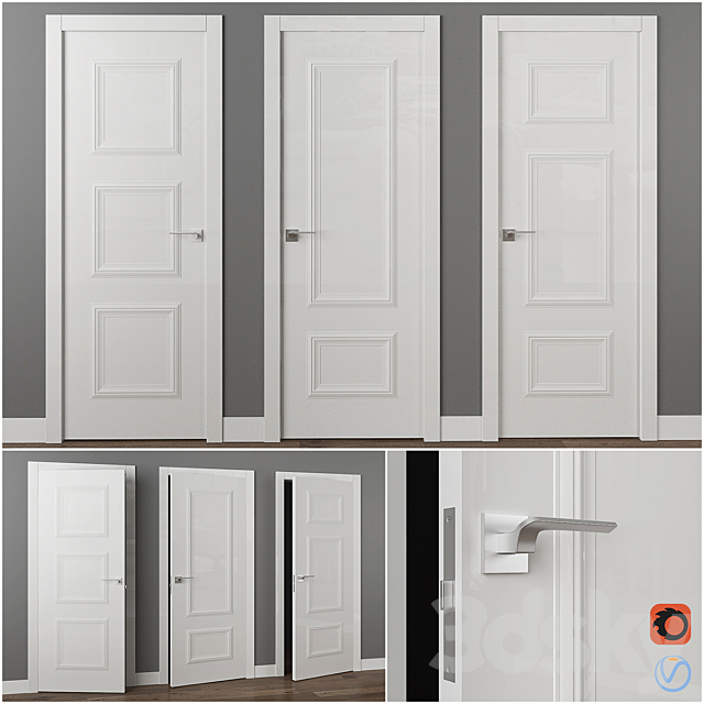 Doors Profil Doors LK series. part 2 3DSMax File - thumbnail 1