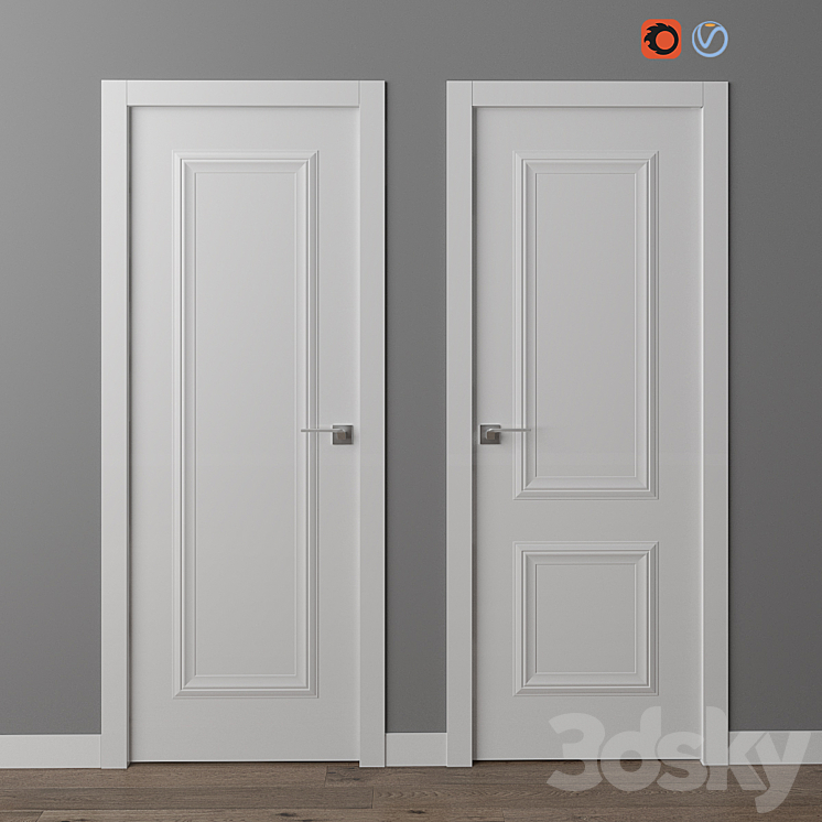 Doors Profil Doors LK series part 4 3DS Max - thumbnail 1