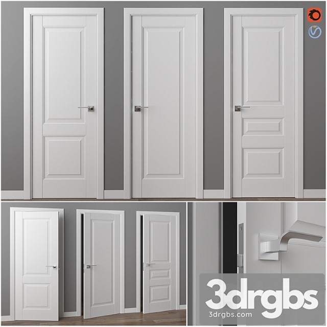 Doors Profil Doors U Series Part 3 3dsmax Download - thumbnail 1